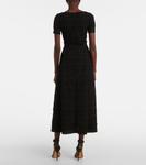 Платье миди из макраме Elie Saab, черный - фото 3