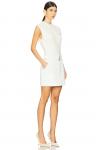 Трикотажное мини-платье sumner combo Simkhai, белый - фото 2