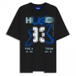 Футболка HUGO Nesitis 10268981 01, черный - фото