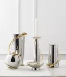 Овальный поднос с ручкой в виде каллы Michael Aram, silver - фото 4