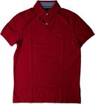 Мужская рубашка-поло Tommy Hilfiger Stretch Slim Fit Pique, Red - фото