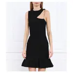 Платье Polonio в рубчик Pinko, черный - фото