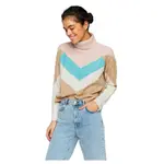 Свитер Vero Moda Doffy high neck, разноцветный - фото