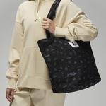 Сумка Air Jordan Flight Printed Recycled Cotton Carryall Tote 'Black' - фото 5