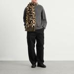 Леопардовый шарф J'Adoro Aries, бежевый - фото 3