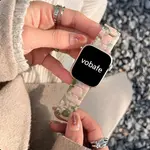 Vobafe Часы Strap Apple Compatibility Resin Material, Pink - resin strap - фото 9