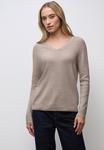 Джемпер Street One BASIC V-NECK, Beige/Taupe - фото
