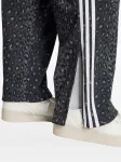 Брюки Firebird с леопардовым принтом adidas, черный - фото 4