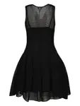 Расклешенное платье мини Alaïa, черный - фото 2