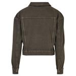 Куртка Urban Classics Oversized Colored Denim, коричневый - фото 4