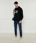 Толстовка мужская Tommy Jeans хлопковая с принтом, черный - фото 2