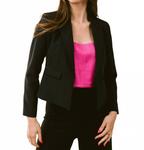 Укороченный блейзер Blake черного цвета Laroque, черный - фото