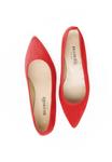 Балетки Ballerette на каблуке, красный - фото 3