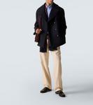 Двубортный пиджак из девственной шерсти Valentino, Notte - фото 2