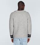 Свитер из смесовой шерсти с вышивкой Erl, мультиколор - фото 4