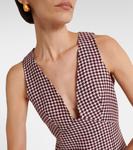 Мини-платье в клетку Etro, Multicolour On White Base - фото 4