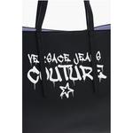 Черная сумка-тоут из полиэстера Versace, Black - фото 4