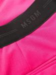 MSGM брюки с контрастным поясом, розовый - фото 7