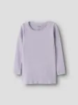 Топ с длинными рукавами Name It, Lavender Gray - фото