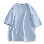 Футболка унисекс MINISO, пальмово-зелёная (с логотипом на груди "Мечтательная волна") - фото 6