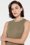 Топ SENSES.THE LABEL, хаки - фото 5