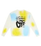Толстовка с принтом тай-дай Off-White, белый - фото
