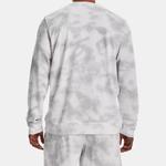 Толстовка rival terry nov crew 'white grey' Under Armour, белый - фото 4