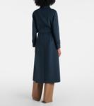 Пальто из девственной шерсти с поясом S Max Mara, Dark Spring - фото 3