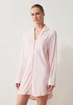 Джерси ночная рубашка Anna Field, Light Pink - фото