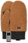 Ugg Перчатки Fluff logo tape mitt chestnut s/m - фото