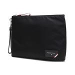 Кожаная поясная сумка-кошелек мужская черная BALLY - фото 2