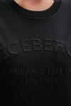 Хлопковая футболка Iceberg, черный - фото 5