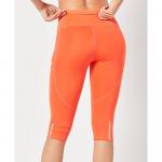 Тайтсы Superdry Run Cropped 3/4, оранжевый - фото 2