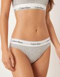 Бюстгальтер-бикини Calvin Klein Icon Cotton Modal серого цвета - фото 4