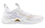 Mizuno Кроссовки унисекс, White/Gold - фото 2
