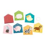 Janod, Сенсорные карты фермы, 7 элементов - фото 4