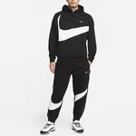 Штаны спортивные с большой галочкой Nike, черный - фото 3