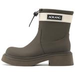 AOKANG Ботильоны женские 4,5 см, зеленые - фото