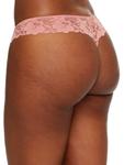 Женские кружевные стринги Bare Essential, цвет ash rose - фото 2