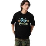 Футболка унисекс GAP, черный - фото 7