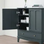 Комод с дверцами IKEA LOMMARP, 102x101 см, сине-зеленый - фото 3