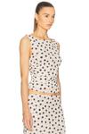 Carla Топ Lpa, Cream And Black Dot - фото