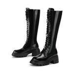 Высокие сапоги до колена 6 см SATURDAY MODE, экрю - фото 5