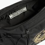 Onitsuka Tiger Нейлоновая сумка кросс-боди Regular Unisex Black/Light Gray/Navy Blue - фото 8