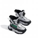 Детские ботинки Kids Green Jeep, черный/зеленый - фото 3