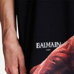 BALMAIN Футболка мужская черная - фото 7