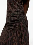 Платье макси с леопардовым принтом Bimba Y Lola, коричневый - фото 5