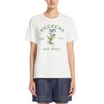 WEEKEND MaxMara Обычная футболка женская белая - фото 4