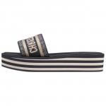 DIOR Сандалии Dway Slide женские темно-синие - фото