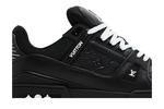 Кроссовки Louis Vuitton Trainer Embossed Monogram - Black, черный - фото 2